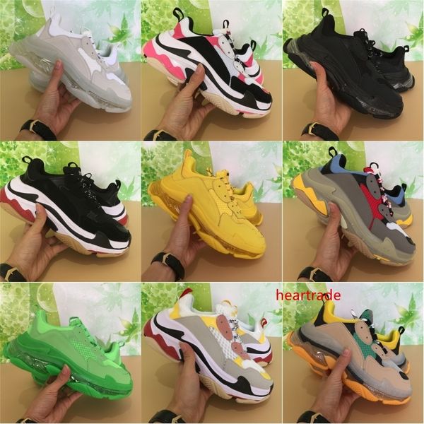 crystal sole paris triple s fashion platform casual sneakers triple green yellow balck white designer premium sports shoes 
crystal sole paris triple s fashion platform casual sneakers triple green yellow balck white designer premium sports shoes