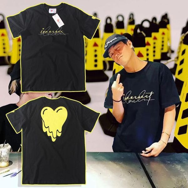 t-shirt 2020ss men heart dissolve yellow love cotton short sleeve loose fashion leisure couples half sleeve new style, White;black
t-shirt 2020ss men heart dissolve yellow love cotton short sleeve loose fashion leisure couples half sleeve new style, White;black