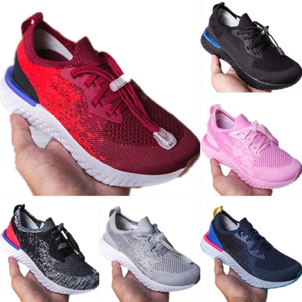 wholesale epic react primeknit breathable mesh kids running sneakers epic react high elastic tech bubble cushioning athletic shoes, Black
wholesale epic react primeknit breathable mesh kids running sneakers epic react high elastic tech bubble cushioning athletic shoes, Black