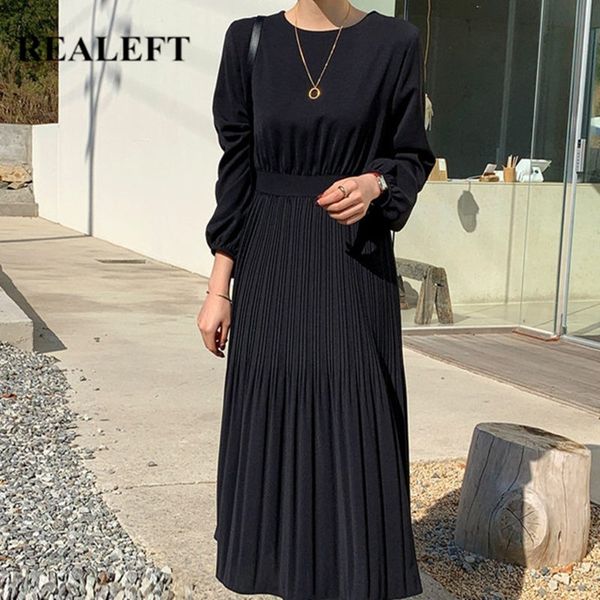 casual dresses realeft spring summer 2021 korean style pleated women's long sleeve high waist loose, Black;gray
casual dresses realeft spring summer 2021 korean style pleated women's long sleeve high waist loose, Black;gray