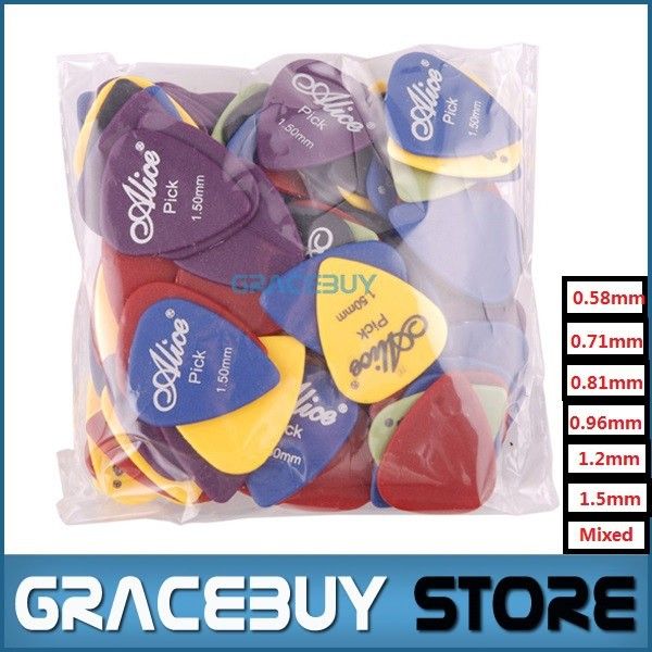 100pcs alice single/ multi thickness guitar picks plectrum assorted colors guitarra puas palheta musical instrument 28
100pcs alice single/ multi thickness guitar picks plectrum assorted colors guitarra puas palheta musical instrument 28