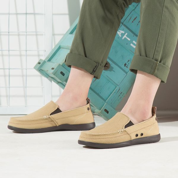 outdoor men canvas shoes men's fashion solid comfortable casual shoes men lace-up light summer loafers plus size 39-46 w5, Black
outdoor men canvas shoes men's fashion solid comfortable casual shoes men lace-up light summer loafers plus size 39-46 w5, Black