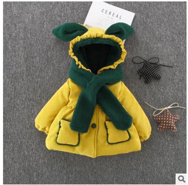 autumn and winter new girls cute rabbit ears cotton children thicker warm corduroy hooded jacket, Blue;gray
autumn and winter new girls cute rabbit ears cotton children thicker warm corduroy hooded jacket, Blue;gray