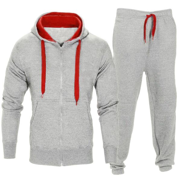 laamei zipper tracksuit men set sporting two pieces sweatsuit mens clothes printed hooded hoodies jacket + pants track suit male, Gray
laamei zipper tracksuit men set sporting two pieces sweatsuit mens clothes printed hooded hoodies jacket + pants track suit male, Gray