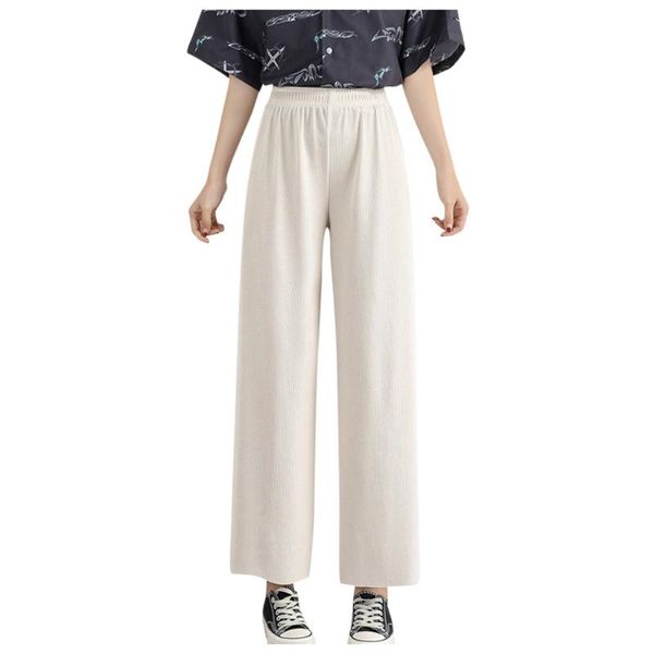 women's pants & capris jaycosin fashion casual trend lady high waist ice silk wide leg comfortable comfy stretch solid color nine point, Black;white
women's pants & capris jaycosin fashion casual trend lady high waist ice silk wide leg comfortable comfy stretch solid color nine point, Black;white
