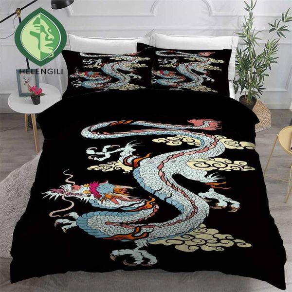 helengili 3d bedding set chinese dragon print duvet cover set bedclothes with pillowcase bed home textiles #zgl11
helengili 3d bedding set chinese dragon print duvet cover set bedclothes with pillowcase bed home textiles #zgl11