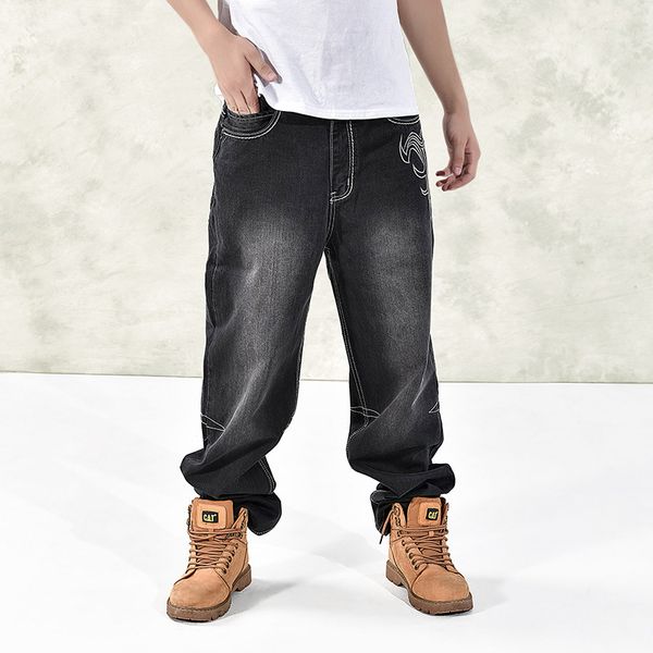 2019 cholyl harem style big yards jeans male new hip hop baggy jeans hip loose straight pants casual pants long 46, Blue
2019 cholyl harem style big yards jeans male new hip hop baggy jeans hip loose straight pants casual pants long 46, Blue