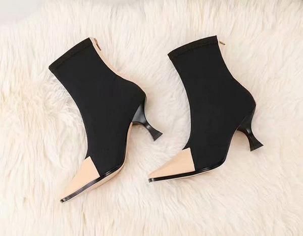 the most fashionable designer black apricot leather stretch cloth rubber non-slip boots fashion party work stitching high heel women's
the most fashionable designer black apricot leather stretch cloth rubber non-slip boots fashion party work stitching high heel women's
