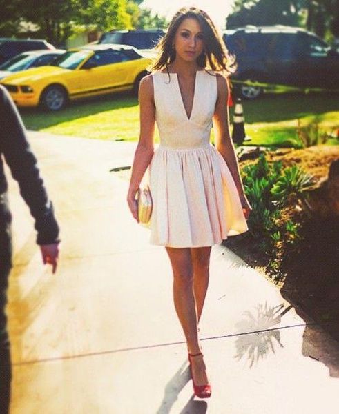 homecoming dresses blush pink deep v-neck a-line short cocktail dresses no sleeve short party gowns vestidos 118, Blue;pink
homecoming dresses blush pink deep v-neck a-line short cocktail dresses no sleeve short party gowns vestidos 118, Blue;pink