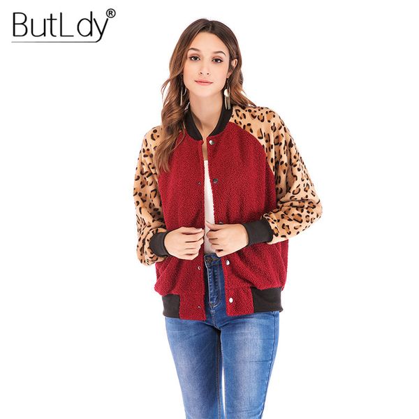 button teddy plush v-neck coat ladies leopard stitching jacket female autumn winter 2019 selling long sleeve pockets coats, Black
button teddy plush v-neck coat ladies leopard stitching jacket female autumn winter 2019 selling long sleeve pockets coats, Black