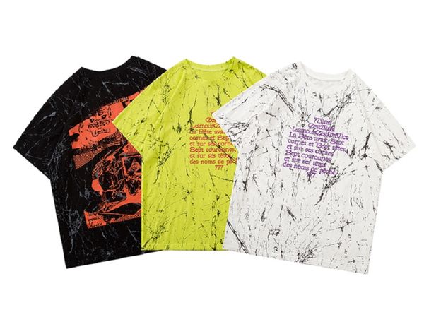 mens hip hop tie dye letter printing t-shirts short sleeve fashion streetwear male casual cotton tees, White;black
mens hip hop tie dye letter printing t-shirts short sleeve fashion streetwear male casual cotton tees, White;black