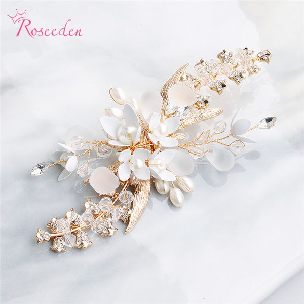 свадебные заколки для волос ювелирных изделий женщины pearl rhinestone люкс волосы расческой аксессуары золотой цветок женщины головной убор, White;golden
свадебные заколки для волос ювелирных изделий женщины pearl rhinestone люкс волосы расческой аксессуары золотой цветок женщины головной убор, White;golden