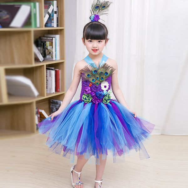 2017 new design stunning peacock tutu dress and girls peacock feather mesh dress halloween p props fancy cosplay clothing, Black;red
2017 new design stunning peacock tutu dress and girls peacock feather mesh dress halloween p props fancy cosplay clothing, Black;red