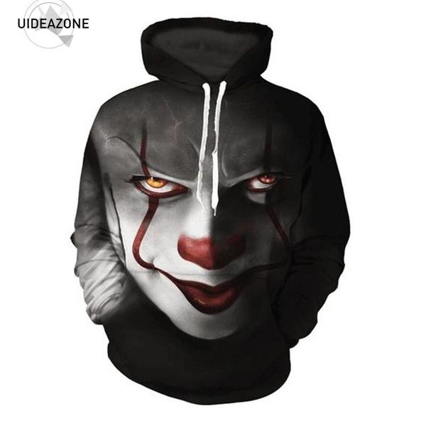 pennywise 3d hoodie sweatshirt men women pullover hoody sudadera hombre casual brand sportswear tracksuit eur size, Black
pennywise 3d hoodie sweatshirt men women pullover hoody sudadera hombre casual brand sportswear tracksuit eur size, Black