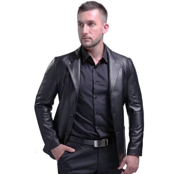 italian luxury mens sheepskin genuine leather blazer jacket business men office work single breasted suit motorcycle biker coats, Black
italian luxury mens sheepskin genuine leather blazer jacket business men office work single breasted suit motorcycle biker coats, Black