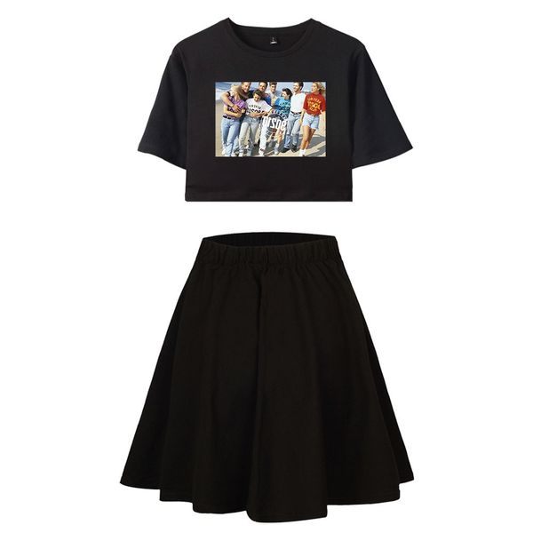 beverly hills 90210 luke perry female paragraph easy short skirt suit, Red;white
beverly hills 90210 luke perry female paragraph easy short skirt suit, Red;white