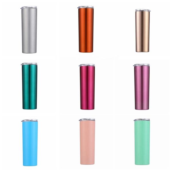 20oz skinny tumbler beer cup with lid 26 colors wine cup double wall vacuum insulated water bottles stainless steel slim bottle
20oz skinny tumbler beer cup with lid 26 colors wine cup double wall vacuum insulated water bottles stainless steel slim bottle