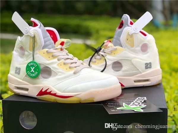 new off authentic white x air 5 high og sail retro basketball shoes metallic fire red men sports sneakers ct8480-100 with original box
new off authentic white x air 5 high og sail retro basketball shoes metallic fire red men sports sneakers ct8480-100 with original box