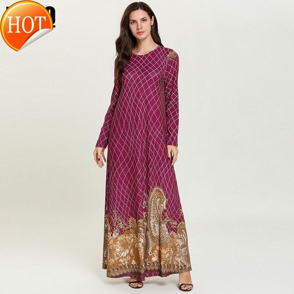 fashion holiday dubai clothes for women muslim dress mc207816 large size women's knitted printed sleeve arabian long, Red
fashion holiday dubai clothes for women muslim dress mc207816 large size women's knitted printed sleeve arabian long, Red