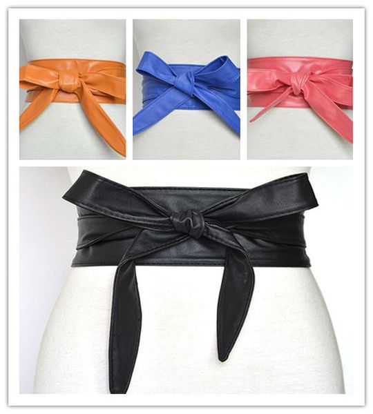 new fashion pu leather obi corset belts for woman bowknot dress ladies fashion belt black pink yellow blue soft leather belt, Black;brown
new fashion pu leather obi corset belts for woman bowknot dress ladies fashion belt black pink yellow blue soft leather belt, Black;brown