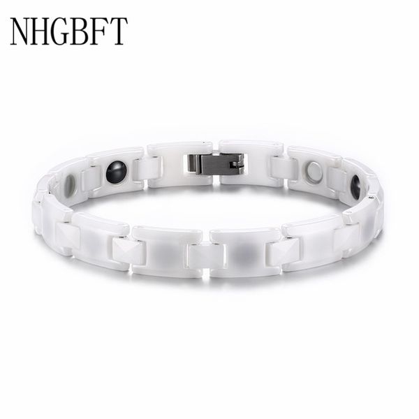 nhgbft white ceramics bracelet for women health energy hematite bracelets bangles jewelry dropshipping, Black
nhgbft white ceramics bracelet for women health energy hematite bracelets bangles jewelry dropshipping, Black