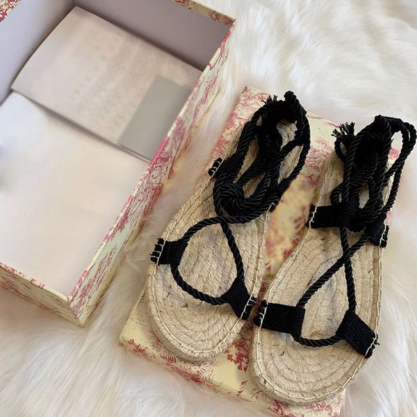 women sandals embroidered and woven cotton sandal rope flip flops vacation summer flat shoes 2020 new fashion sandals, Black
women sandals embroidered and woven cotton sandal rope flip flops vacation summer flat shoes 2020 new fashion sandals, Black