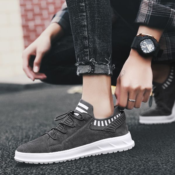 spring men's leather shoes 2019 new style korean-style trendy shoes england sports footwear students skate, Black
spring men's leather shoes 2019 new style korean-style trendy shoes england sports footwear students skate, Black