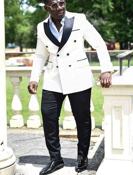classic style double-breasted ivory groom tuxedos peak lapel men suits 2 pieces wedding prom dinner blazer jacket pants tie w781290c, Black;gray
classic style double-breasted ivory groom tuxedos peak lapel men suits 2 pieces wedding prom dinner blazer jacket pants tie w781290c, Black;gray