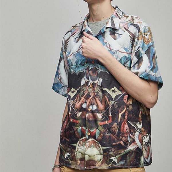 summer vintage hawaiian shirts men hip hop korea style streetwear casual shirt man loose short sleeve shirt camisa masculina new, White;black
summer vintage hawaiian shirts men hip hop korea style streetwear casual shirt man loose short sleeve shirt camisa masculina new, White;black