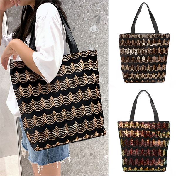 luxury handbags women bags designer 2019 simple handbag sequins versatile large-capacity tote bag shoulder bag bolsa feminina
luxury handbags women bags designer 2019 simple handbag sequins versatile large-capacity tote bag shoulder bag bolsa feminina