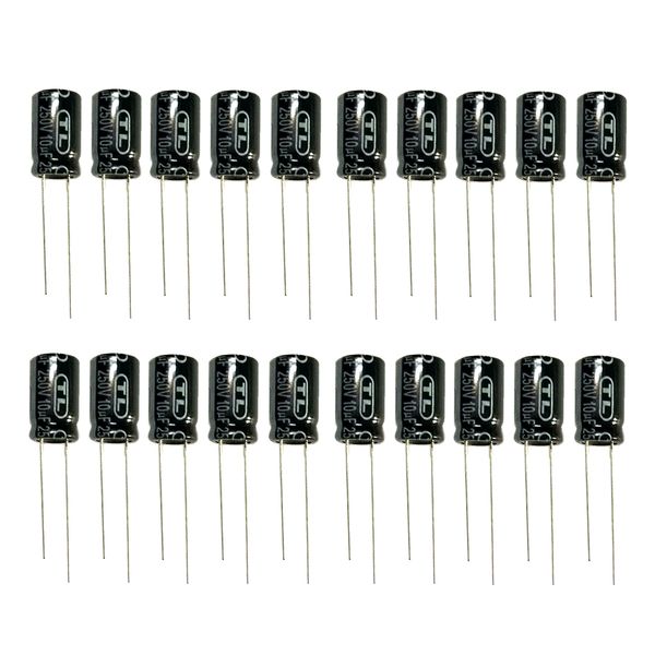 20pcs electrolytic capacitors assortment kit aluminum foil radial leads 
20pcs electrolytic capacitors assortment kit aluminum foil radial leads