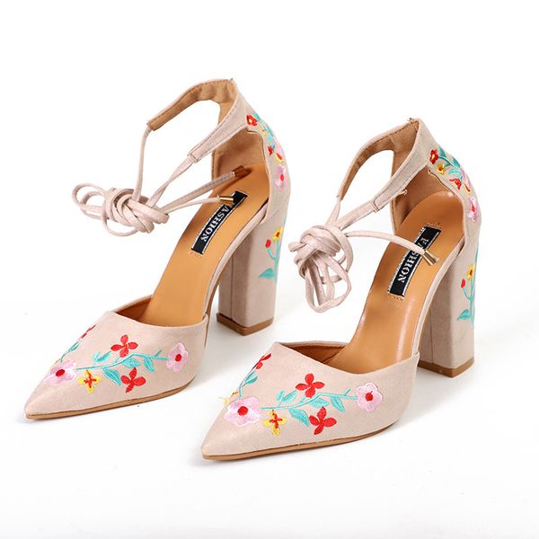 mcckle women high heels plus size embroidery pumps flower ankle strap shoes female two piece party wedding pointed toe c16, Black
mcckle women high heels plus size embroidery pumps flower ankle strap shoes female two piece party wedding pointed toe c16, Black