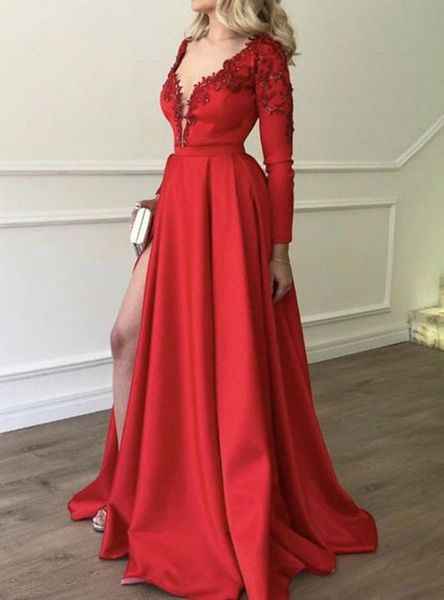 красное кружево пятно вечерние платья с длинным рукавом 2019 секси v-образным вырезом сплит полная длина женщин взлетно-посадочной полосы ну, Black;red
красное кружево пятно вечерние платья с длинным рукавом 2019 секси v-образным вырезом сплит полная длина женщин взлетно-посадочной полосы ну, Black;red