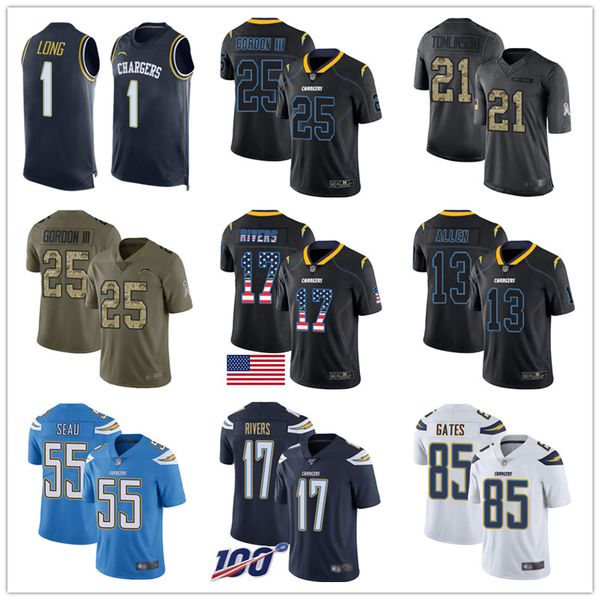 

los angeles custom charger jerseys junior seau ladainian tomlinson philip rivers joey bosa antonio gates melvin gordon allen men women youth, Black;red