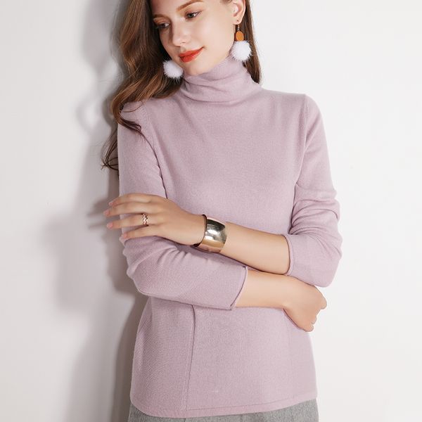 smpevrg autumn wool knitted sweater female pullover turtleneck long sleeve fit women sweater pullovers female cashmere sweaters, White;black
smpevrg autumn wool knitted sweater female pullover turtleneck long sleeve fit women sweater pullovers female cashmere sweaters, White;black