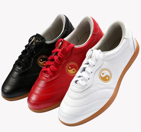 cowhide tai chi sneakers flexible martial arts wushu shoes sports sneaker training footwear black red and white size 34-46
cowhide tai chi sneakers flexible martial arts wushu shoes sports sneaker training footwear black red and white size 34-46