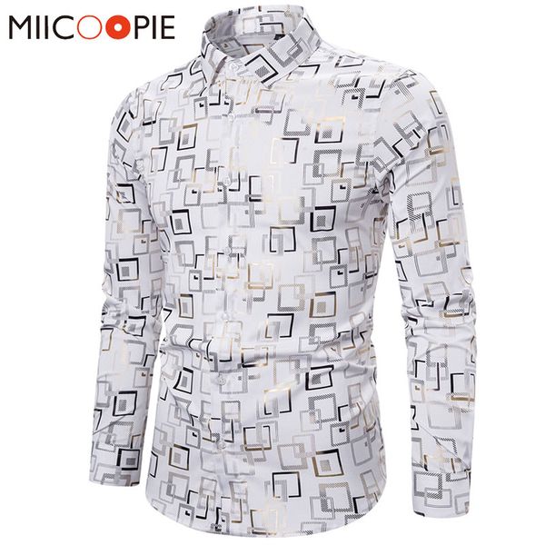 shirts men dress luxury bronzing plaid print casual long sleeve camisa social blouse homme mens slim fit nightclub streetwear, White;black
shirts men dress luxury bronzing plaid print casual long sleeve camisa social blouse homme mens slim fit nightclub streetwear, White;black