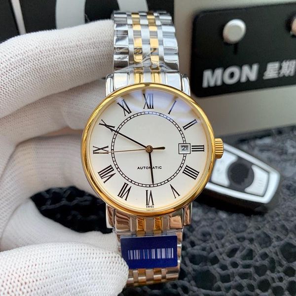 high-end men's watch 8215 automatic movement 316 steel case shop 50% discount steel butterfly buckle strap luxury watch with box x75, Slivery;brown
high-end men's watch 8215 automatic movement 316 steel case shop 50% discount steel butterfly buckle strap luxury watch with box x75, Slivery;brown