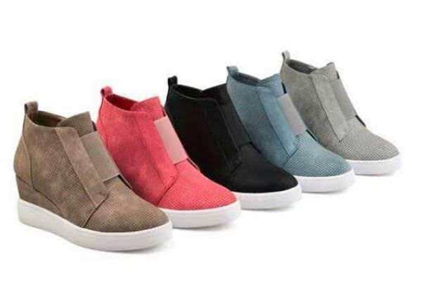 women ankle boots wedge shoes woman high heels pumps height incleasing booties sapato feminino zapatos de mujer casual 4578, Black
women ankle boots wedge shoes woman high heels pumps height incleasing booties sapato feminino zapatos de mujer casual 4578, Black