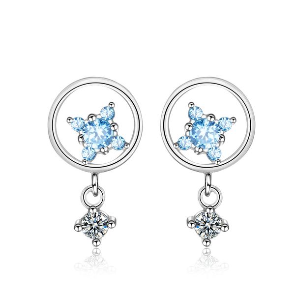 new fashion sweet lovely circle wishing star 925 sterling silver earrings for women zircon earrings oorbellen pendientes, Golden;silver
new fashion sweet lovely circle wishing star 925 sterling silver earrings for women zircon earrings oorbellen pendientes, Golden;silver