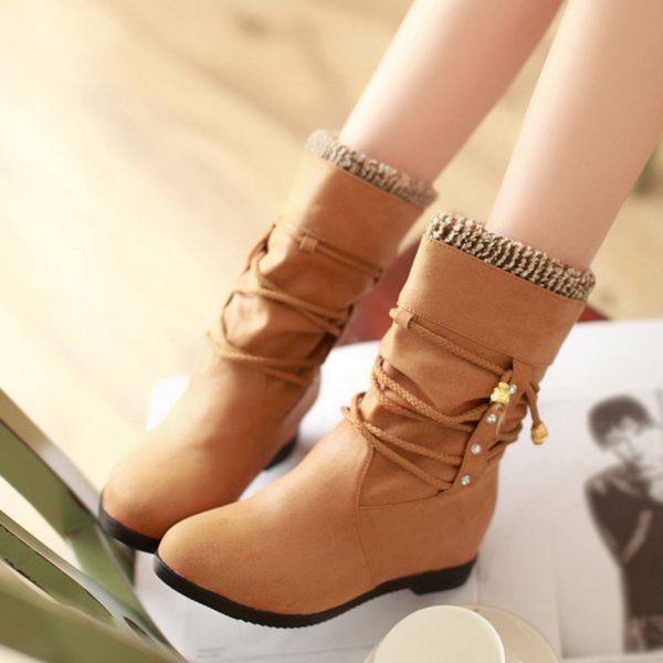 winter shoes women leather boots winter snow boots women waterproof wedge platform fold high simple botas muje7#3.5, Black
winter shoes women leather boots winter snow boots women waterproof wedge platform fold high simple botas muje7#3.5, Black