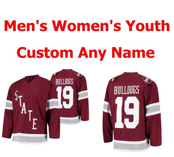 ncaa custom mississippi state bulldogs jerseys men's women's youth kids maroon college ice hockey jerseys stitched any name any nu, Black;red
ncaa custom mississippi state bulldogs jerseys men's women's youth kids maroon college ice hockey jerseys stitched any name any nu, Black;red