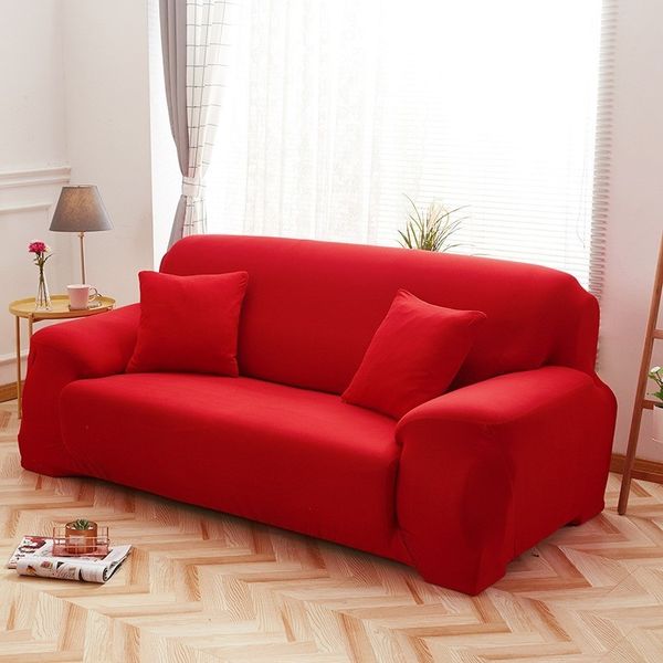 

stretch slipcover four season sofa covers furniture protector case polyester loveseat couch cover sofa towel 1/2/3/4-seater