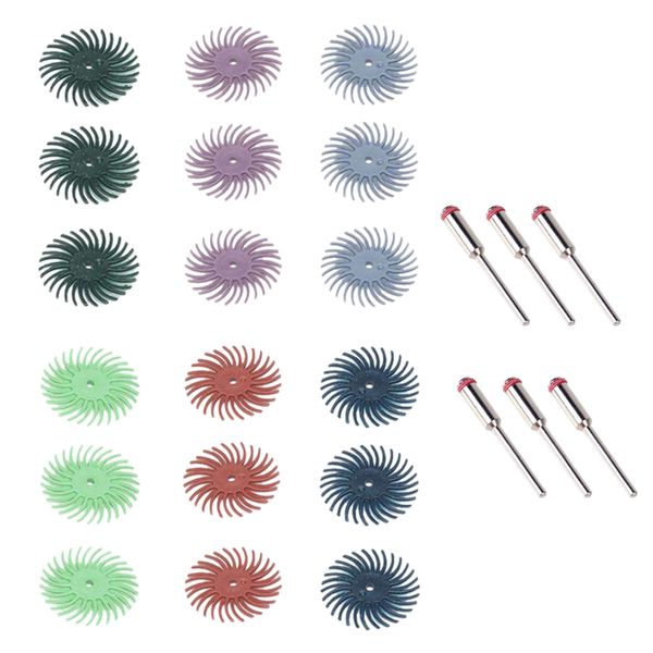 18pcs 25mm / 1 inch brushed disc kit detail abrasive brush with 6 mandrels for rotating tools,detailing wheel for cleaning and p
18pcs 25mm / 1 inch brushed disc kit detail abrasive brush with 6 mandrels for rotating tools,detailing wheel for cleaning and p