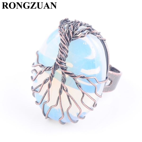 rongzuan adjustable ring natural stone opal bead copper antique rings for women man finger jewelry copper wire wrapped tree of life dx3054, Golden;silver
rongzuan adjustable ring natural stone opal bead copper antique rings for women man finger jewelry copper wire wrapped tree of life dx3054, Golden;silver