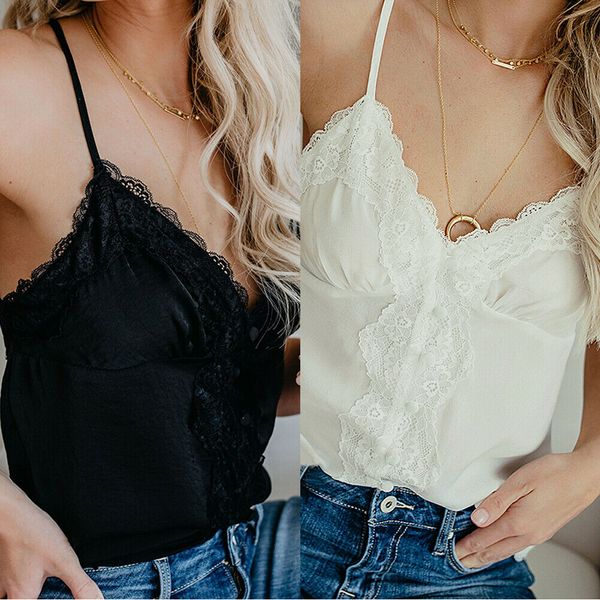 women's tanks & camis women ladies fashion casual summer tank v neck loose sling backless solid vest camisole party clubwear, White
women's tanks & camis women ladies fashion casual summer tank v neck loose sling backless solid vest camisole party clubwear, White