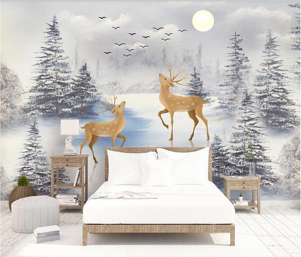 3d wallpaper custom p mural landscape nordic minimalist hand-painted elk pine forest landscape children's murals wallpaper for walls 3
3d wallpaper custom p mural landscape nordic minimalist hand-painted elk pine forest landscape children's murals wallpaper for walls 3