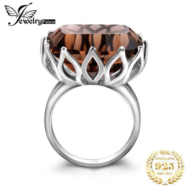 jewelrypalace huge unique concave 20ct genuine natural smoky quartz ring 925 sterling silver jewelry luxury party accessories t190703, Slivery;golden
jewelrypalace huge unique concave 20ct genuine natural smoky quartz ring 925 sterling silver jewelry luxury party accessories t190703, Slivery;golden