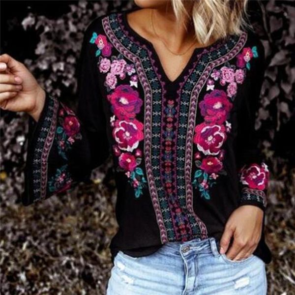 gaoke women floral blouse long sleeve casual ladies tunic flower print blouses shirts, White
gaoke women floral blouse long sleeve casual ladies tunic flower print blouses shirts, White