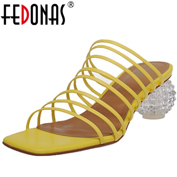fedonas women synthetic slippers high heeled crystal sandals square toe basic shoes new arrival summer sweet shoes woman, Black
fedonas women synthetic slippers high heeled crystal sandals square toe basic shoes new arrival summer sweet shoes woman, Black